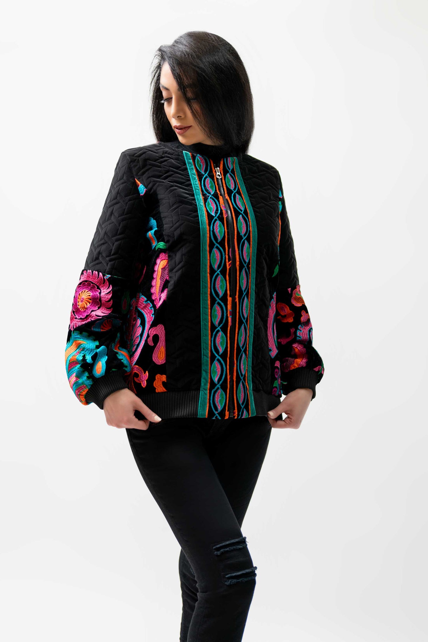 Electric Garden Quilted Jacket