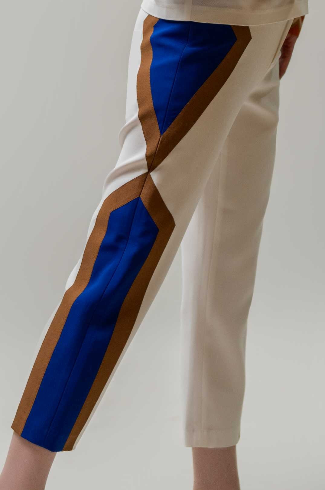 Geometric Trim Trousers