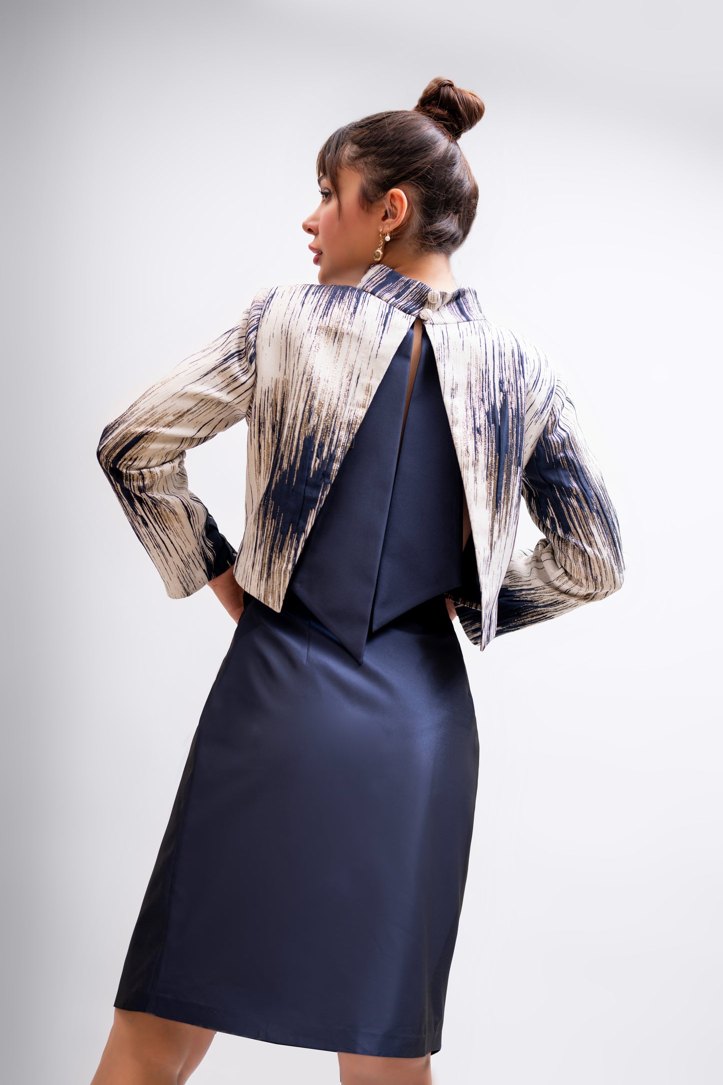 Midnight Breeze Two-Piece Set – Top and Skirt