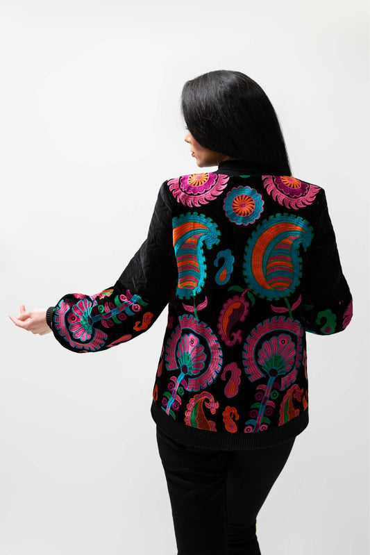 Electric Garden Quilted Jacket