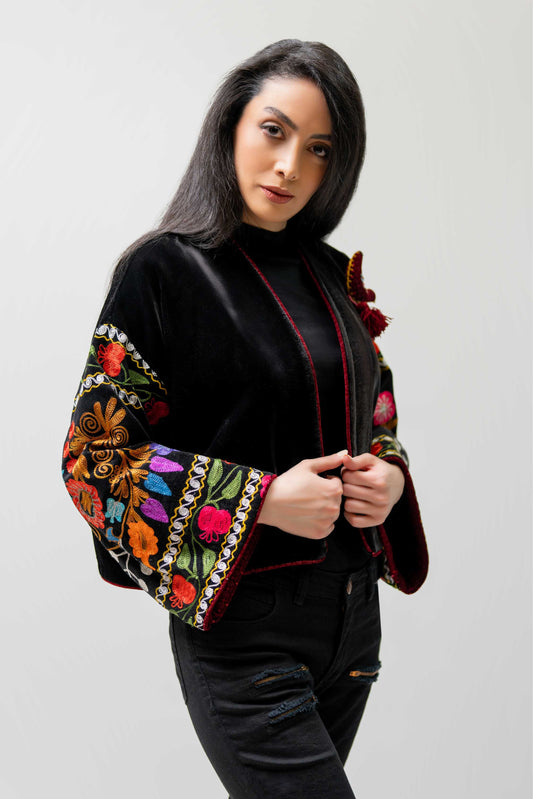 Velvet Nomad Embroidered Jacket