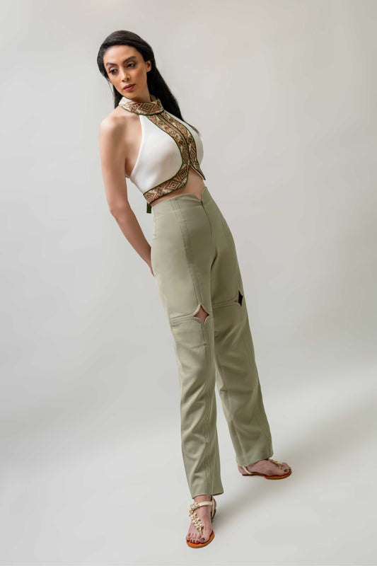 Bloom Lace-Up Top