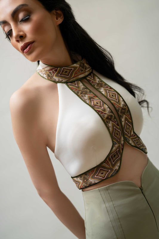 Bloom Lace-Up Top